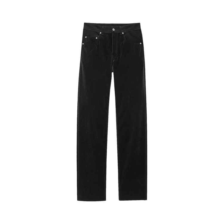 Saint Laurent Maxi Long Extreme Baggy Jean "Crinkle Black"
