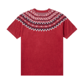 Junya Watanabe Sweater Print Tee "Red/White"