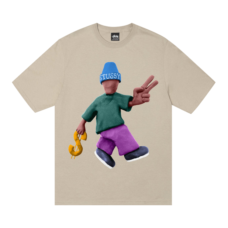 Stussy Peace & Prosperity Tee "Khaki"