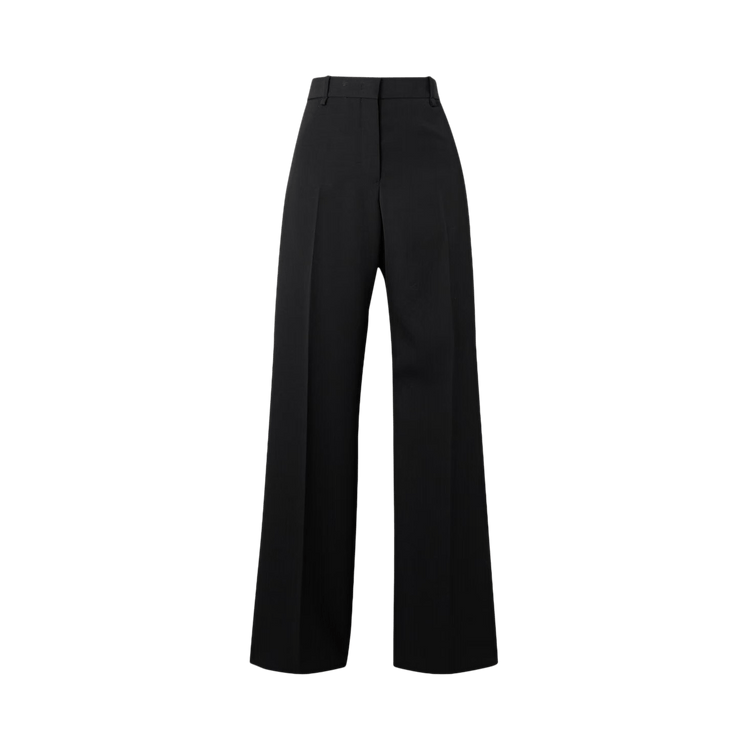 Jil Sander Gabardine Wide Leg Pants "Black"