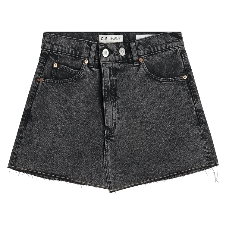 Our Legacy Overdyed Cover Skirt "Black"