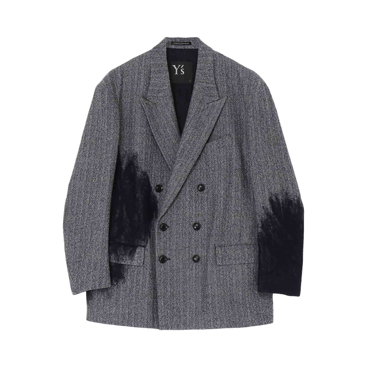 Y's Oversized Tailored Jacket 'Grey'