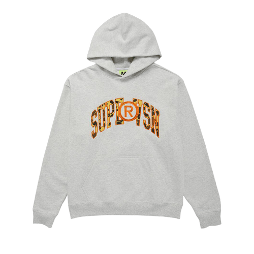 Supervsn Collegiate Hoodie "Light Heather Grey"