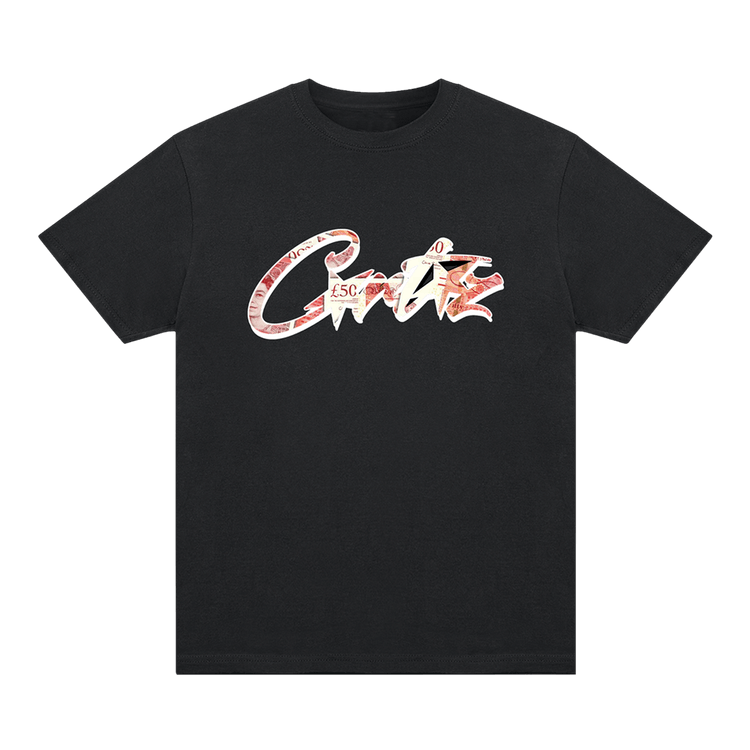 Corteiz Money On My Mind Tee "Black"