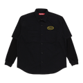 Supreme Thermal Sleeve Work Shirt "Black"