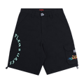 Pleasures Adventure Cargo Shorts "Black"