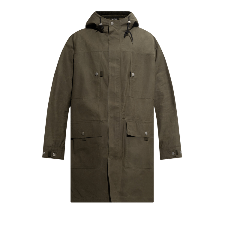 A.P.C. David Parka Coat "Brown"