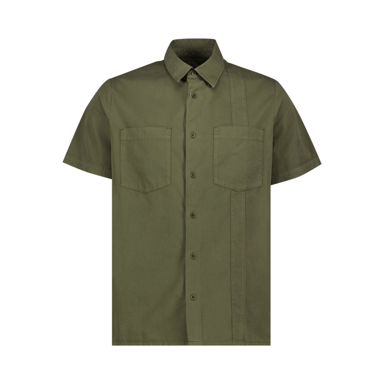A.P.C. Hunt Short-Sleeve Shirt "Olive"