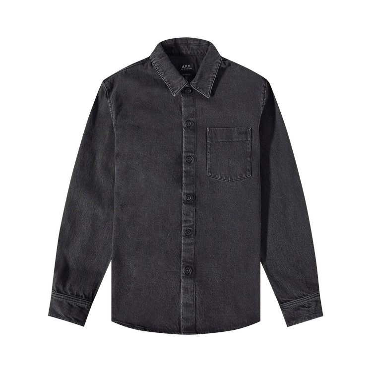 A.P.C. Vittorio Denim Overshirt "Black"