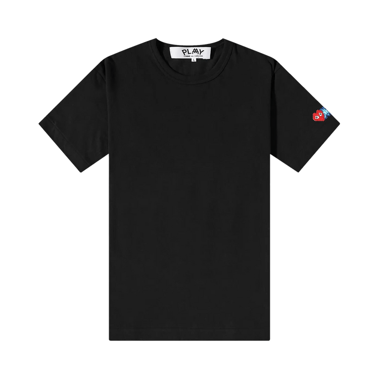 Comme des Garçons PLAY x Invader Logo Patch T-Shirt "Black"