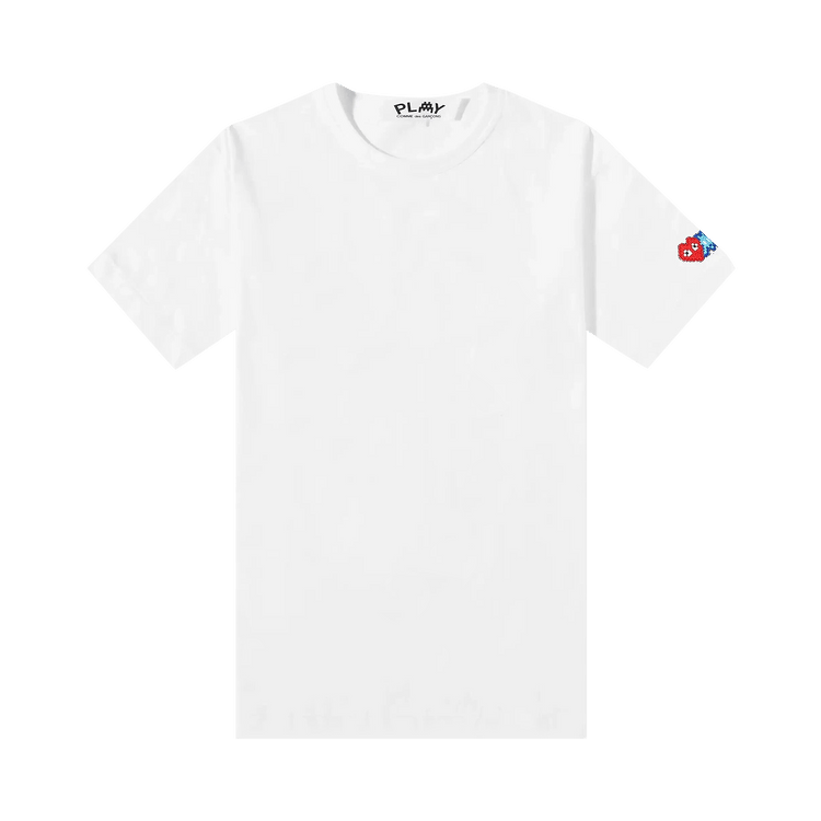 Comme des Garçons PLAY x Invader Logo Patch T-Shirt "White"