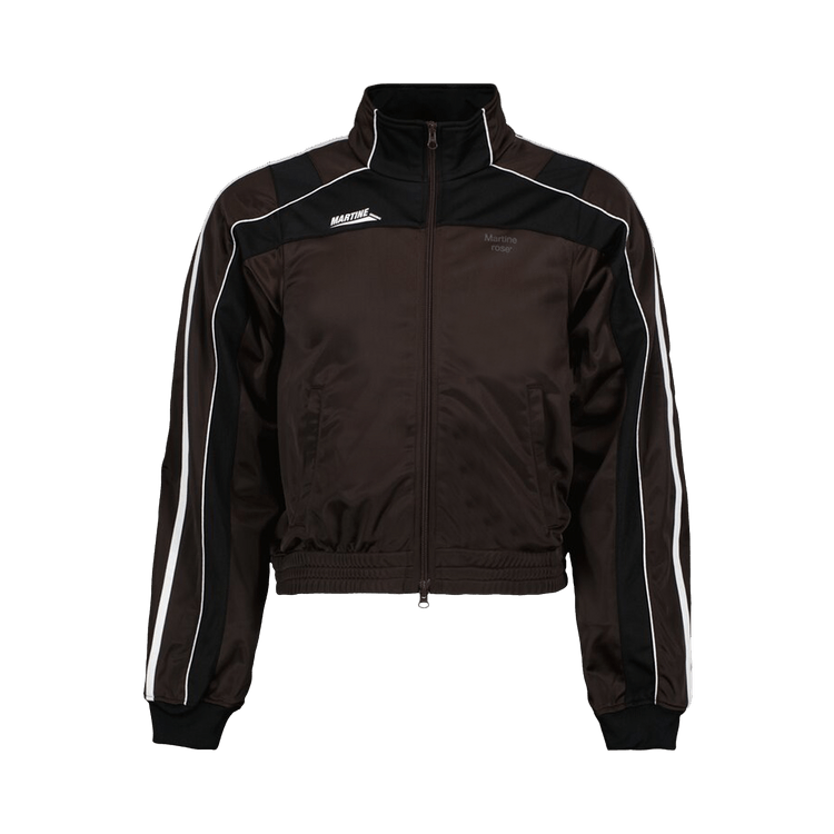 Martine Rose Fringe Track Jacket "Brown/Black"