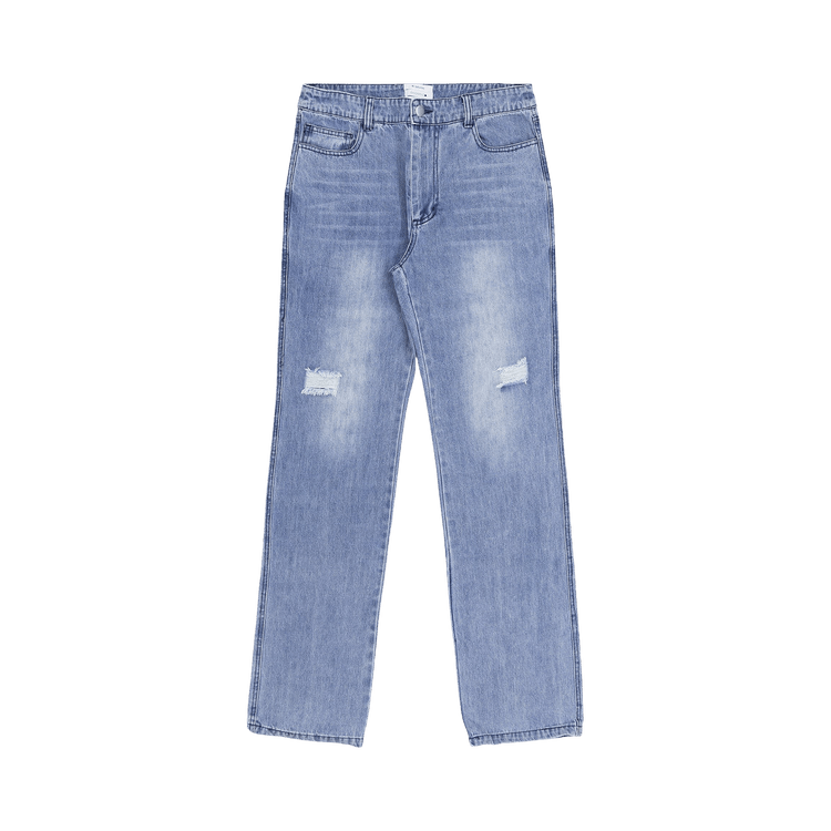 Mr. Saturday 5 Pocket Distressed Denim "Indigo"