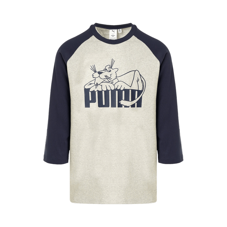 Puma x Noah Raglan Long-Sleeve "Grey/Blue"
