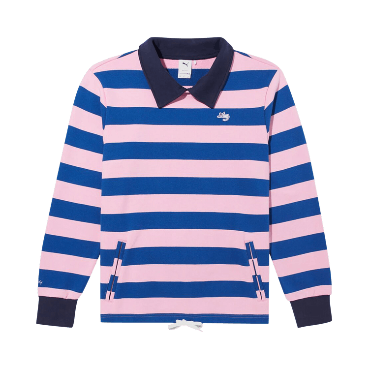 Puma x Noah Stripe Crew "Blue/Pink"