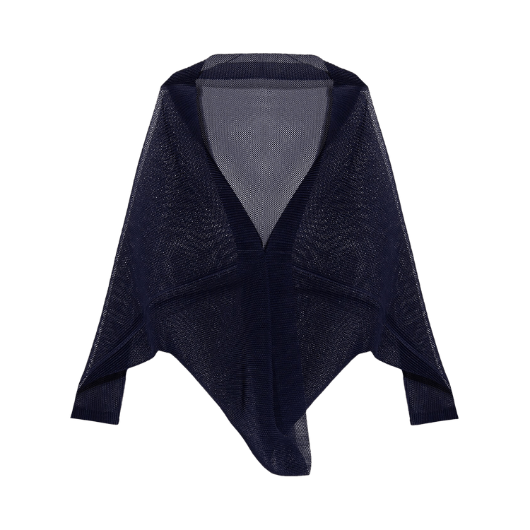 Pleats Please Issey Miyake Tatami Cardigan "Dark Navy"