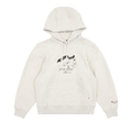 Ader Error Logo Print Hoodie "Oatmeal"