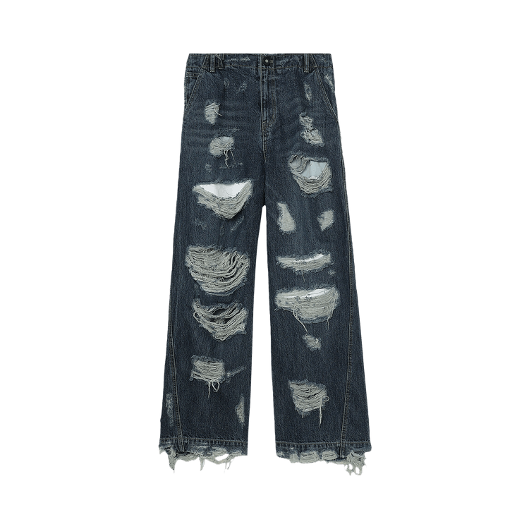 Ader Error Distressed Effect Jeans "Blue"