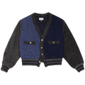 Ader Error Block Cardigan "Blue"
