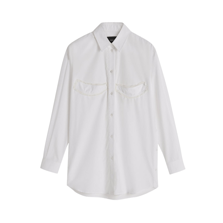 Simone Rocha Cup Detail Shirt "White"