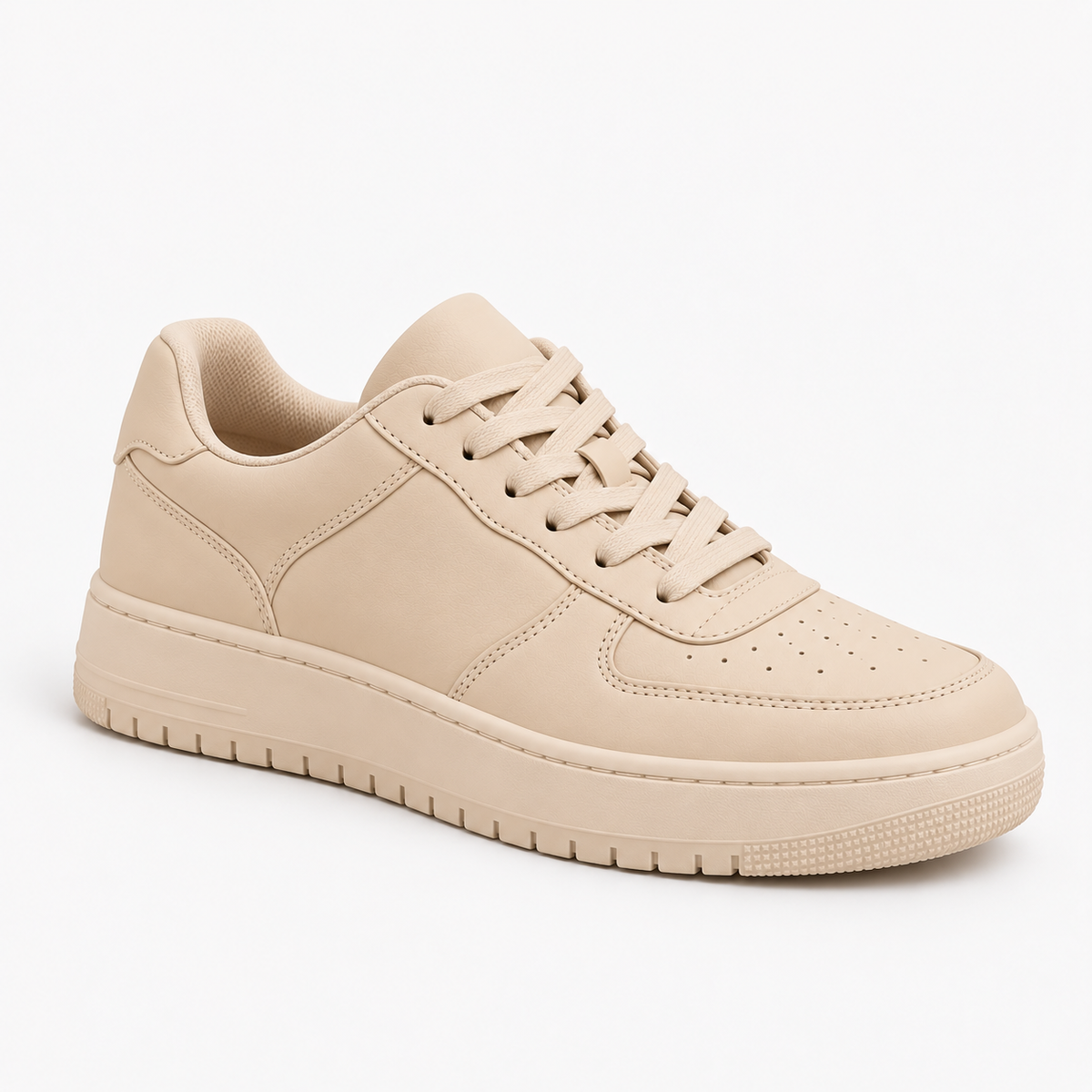 Palamera Beige Low-Top Sneaker