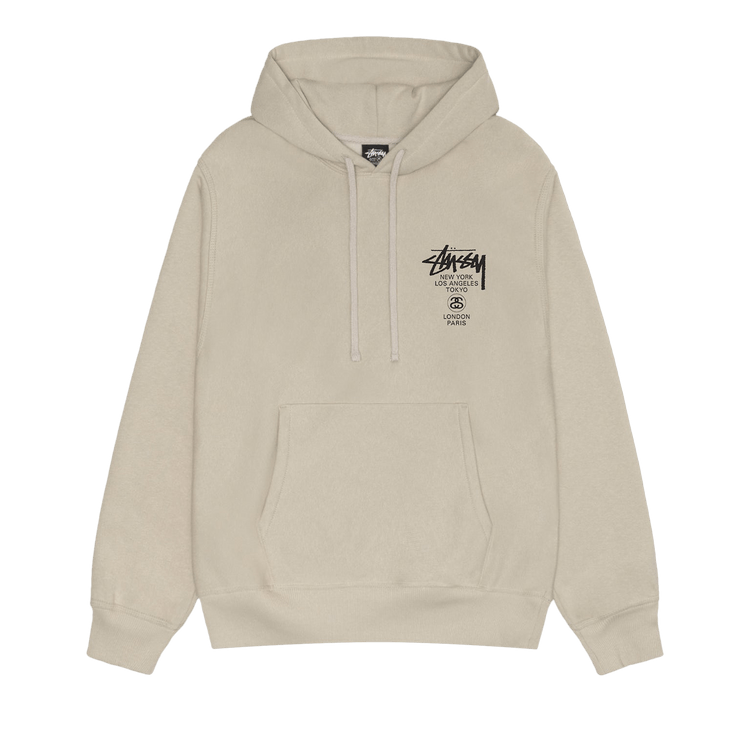 Stussy World Tour Hoodie "Khaki"