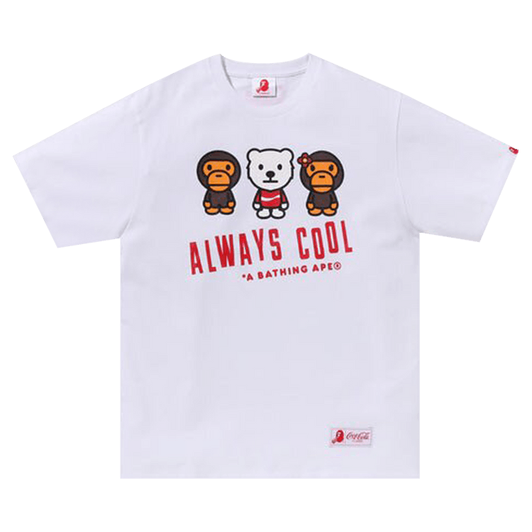 BAPE x Coca-Cola Milo Tee "White"