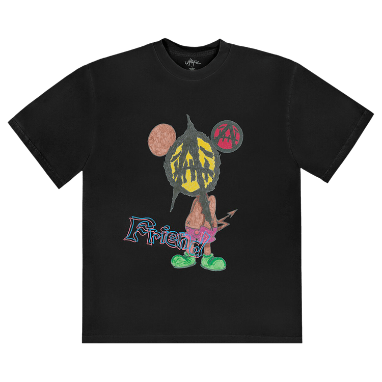 Cactus Jack by Travis Scott Utopia x St Michael Tee 2B "Black"
