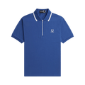 Fred Perry x Raf Simons Half Zip Polo Shirt "Royal Blue"