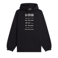Fred Perry x Raf Simons Printed Patch Hooded Sweat "Black"