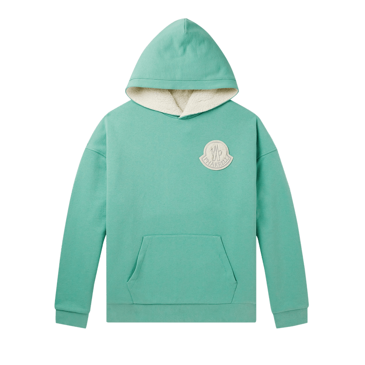 Moncler Genius x Pharrell Williams Logo Patch Reversible Hoodie "Dark Green"