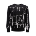 Nahmias x Kodak Knit Lyric Crewneck "Black"