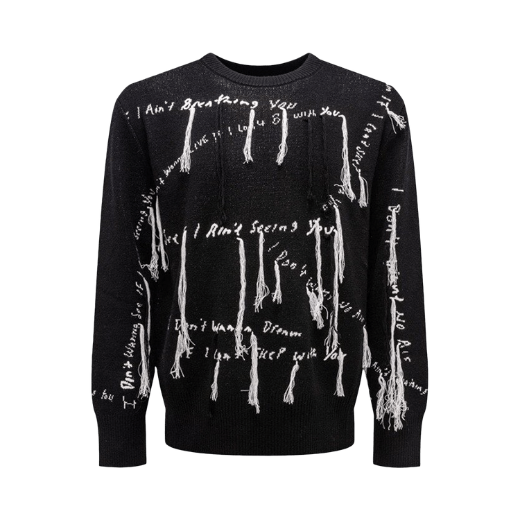 Nahmias x Kodak Knit Lyric Crewneck "Black"