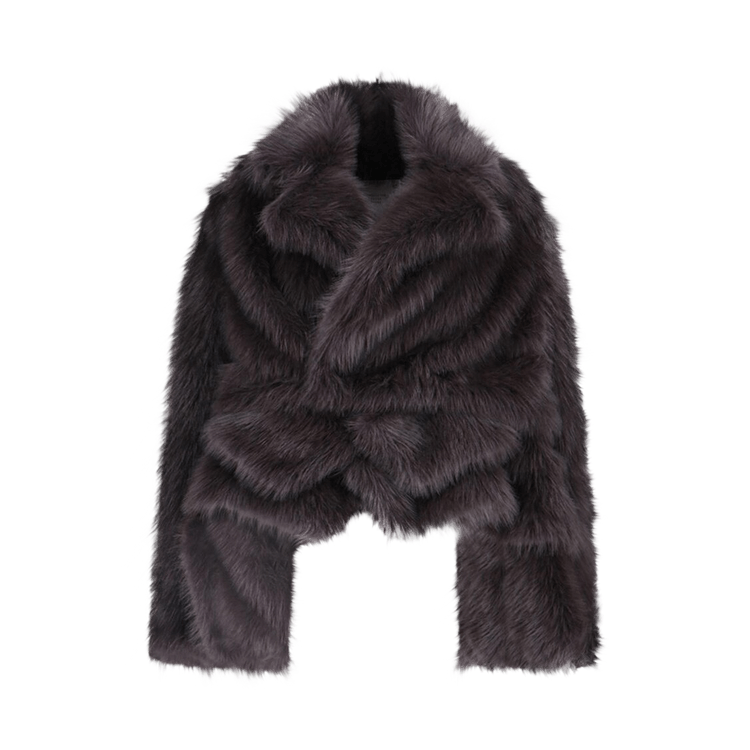 Sacai Faux Fur Blouson "Grey"