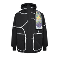 Who Decides War x Add Hooded Parka With Down Padding "Black"