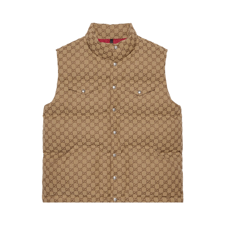 Gucci x The North Face Down Vest "Beige/Ebony"