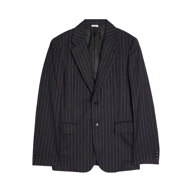 Comme des Garçons Homme Plus Stripe Print Jacket "Navy/Pink/Black"