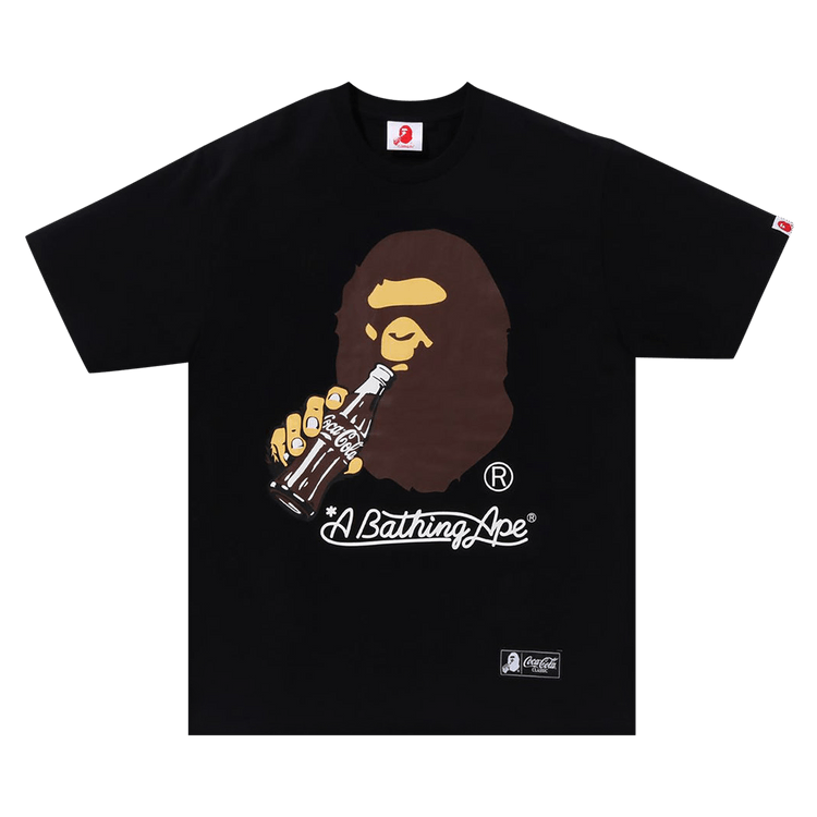 BAPE x Coca-Cola Ape Head Tee "Black"
