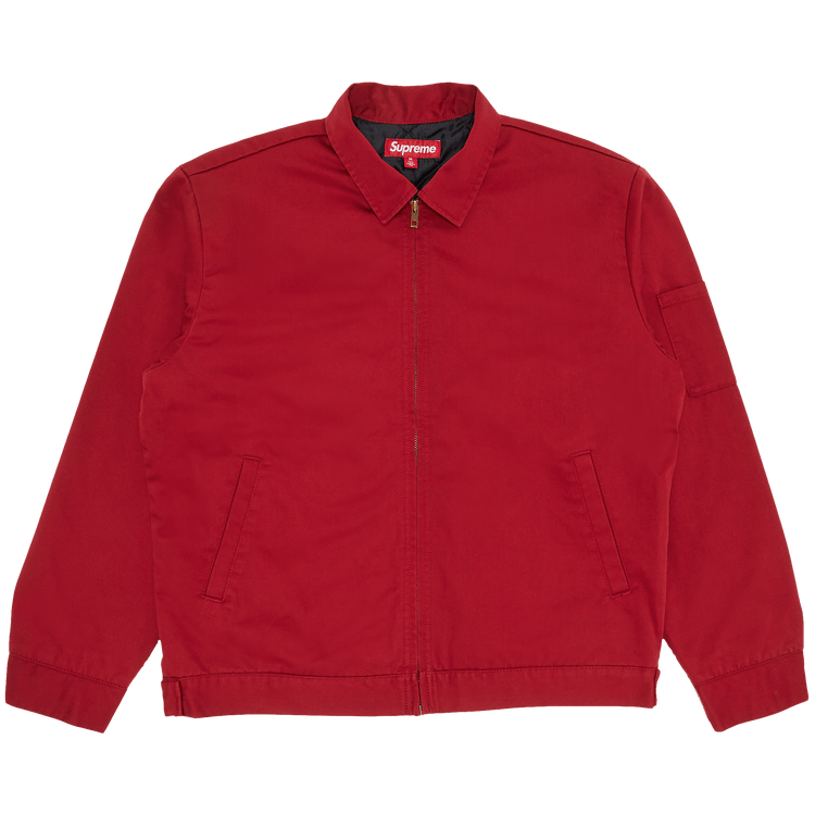 Supreme H.R. Giger Embroidered Work Jacket "Red"