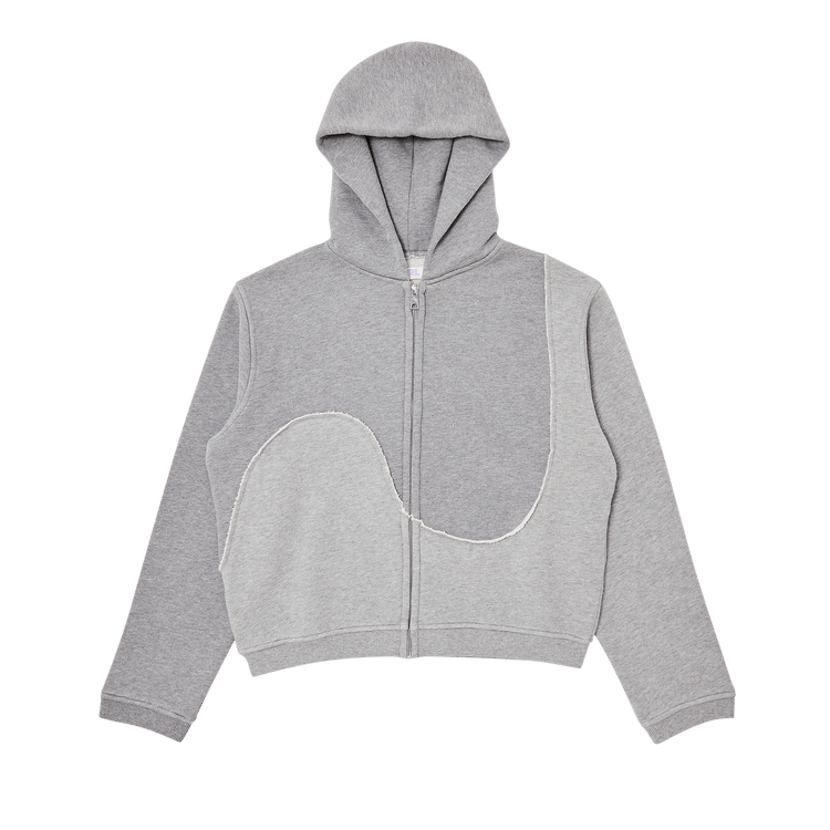 ERL Swirl Zipped Hoodie "Grey"