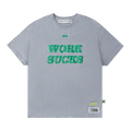 Advisory Board Crystals Work Sucks T-Shirt "Heather Grey"