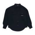 Palm Angels Black Logo Overshirt "Black"