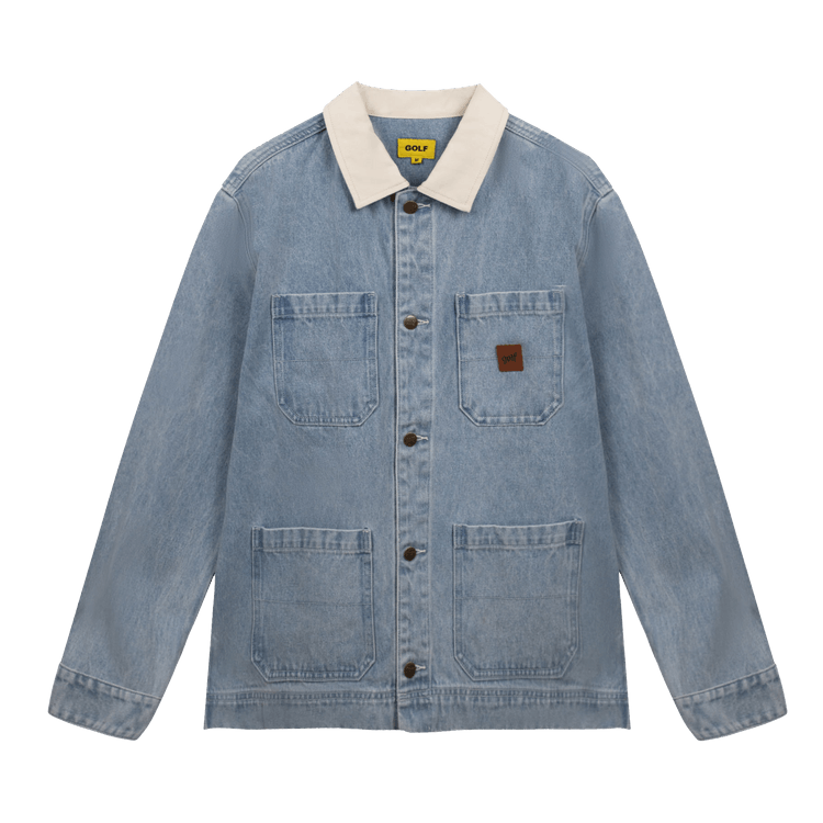 GOLF WANG Contrast Denim Chore Jacket "Light Wash"