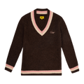 GOLF WANG Mohair Cricket Sweater "Brown"