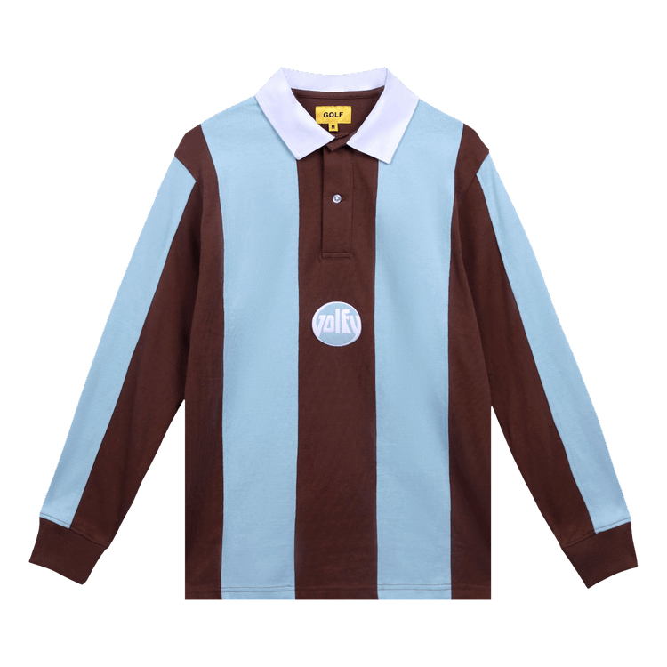GOLF WANG Golfy Stripe Rugby "Blue Combo"