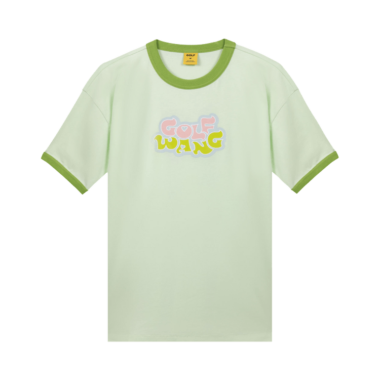 GOLF WANG Harmony Logo Ringer Tee "Light Green"