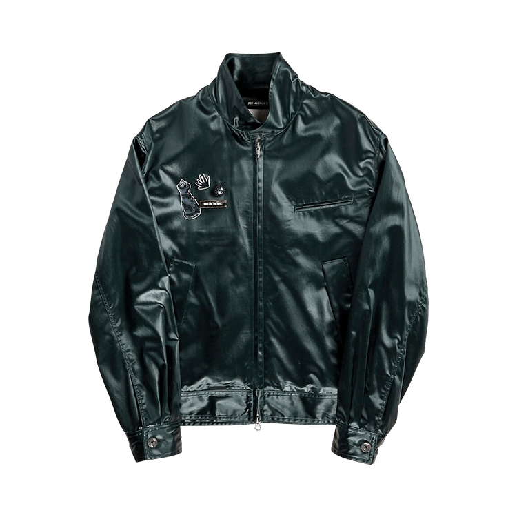 Song for the Mute Zip Up Funnel Jacket "Green"