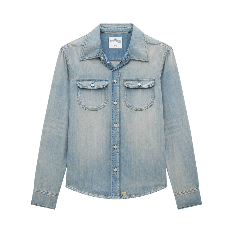 Courrèges Denim Shirt "Light Blue Wash"