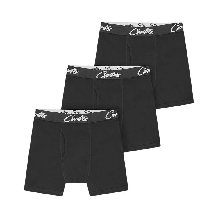 Corteiz Allstarz Boxers (3 Pack) "Black"