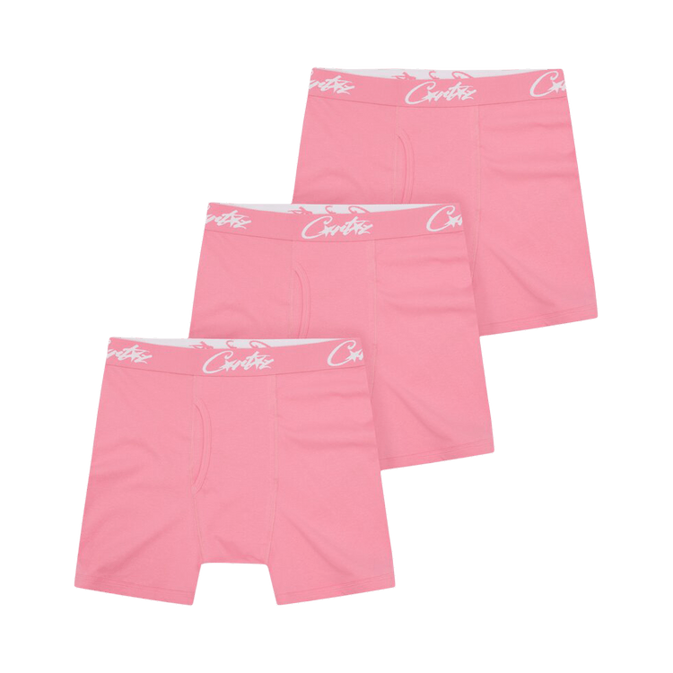 Corteiz Allstarz Boxers (3 Pack) "Pink"